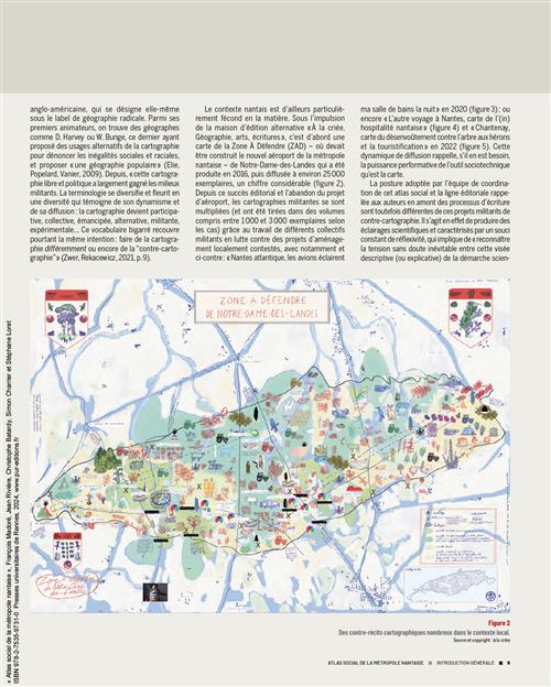 Carte Atlas social de la métropole nantaise