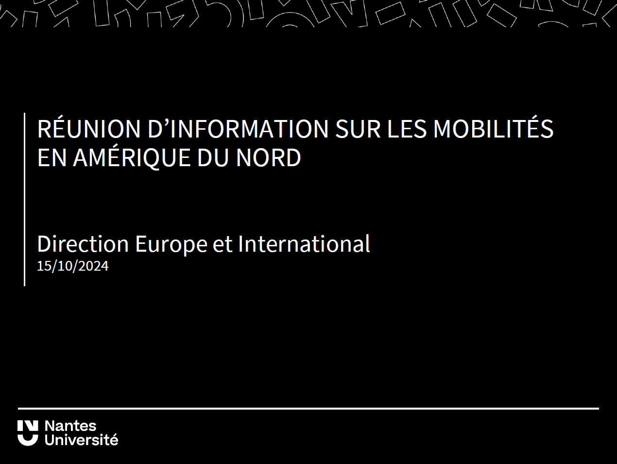 Présentation Mobilités en Amérique du Nord 2025-26