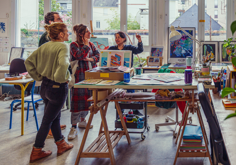 Visite curieuse | Découverte en LSF d'ateliers d'artistes à Chanzy